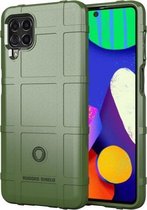 Voor Samsung Galaxy M62 volledige dekking schokbestendige TPU-hoes (legergroen)