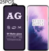 25 STKS AG Mat Anti Blauw Licht Volledige dekking Gehard glasfolie voor OnePlus 6T