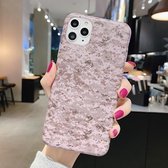 Schokbestendig IMD Camouflage TPU-beschermhoesje voor iPhone 12 Pro Max (roze)