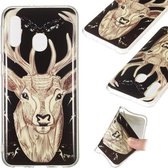 Noctilucent TPU Soft Case voor Galaxy A20e (Deer)