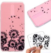 Voor Huawei Mate 10 Lite Gekleurd tekeningpatroon Zeer transparant TPU beschermhoes (paardebloem)