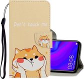 Voor Huawei Mate 30 Lite 3D Gekleurde Tekening Horizontale Flip PU Lederen Case met Houder & Kaartsleuven & Portemonnee (Shiba Inu)