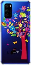 Voor Huawei Honor V30 Lucency Painted TPU beschermhoes (boom)