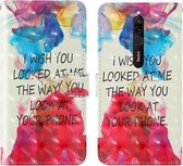Voor Xiaomi Redmi 8 / 8A 3D-schilderij Gekleurd tekeningpatroon Horizontaal Flip TPU + PU-lederen hoes met houder & kaartsleuven & portemonnee & lanyard (Engelse letters)