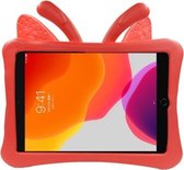 Voor iPad 10.2 (2019) / 10.5 Butterfly Bracket Style EVA Kinderen schokbestendige beschermhoes (rood)