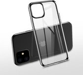 Voor iPhone 11 X-level Dawn-serie transparant ultradunne TPU-hoes (zwart)