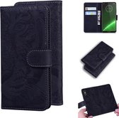 Voor Motorola Moto G7 / G7 Plus (EU-versie) Tijger reliëfpatroon Horizontale flip lederen tas met houder & kaartsleuven en portemonnee (zwart)