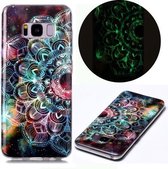 Voor Samsung Galaxy S8 Lichtgevende TPU zachte beschermhoes (Mandala Flower)