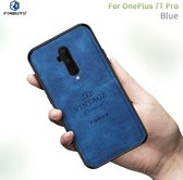 Voor Oneplus7T Pro PINWUYO Zun-serie PC + TPU + huid Waterdicht en anti-val All-inclusive beschermende schaal (blauw)