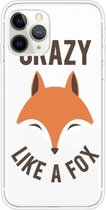 Voor iPhone 11 Pro Pattern TPU beschermhoes (Fox Head)