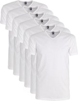 Alan Red 6-pack t-shirts Oklahoma v-hals - wit
