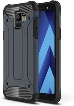 Mobigear Outdoor Hardcase Hoesje - Geschikt voor Samsung Galaxy A6 (2018) - Marineblauw