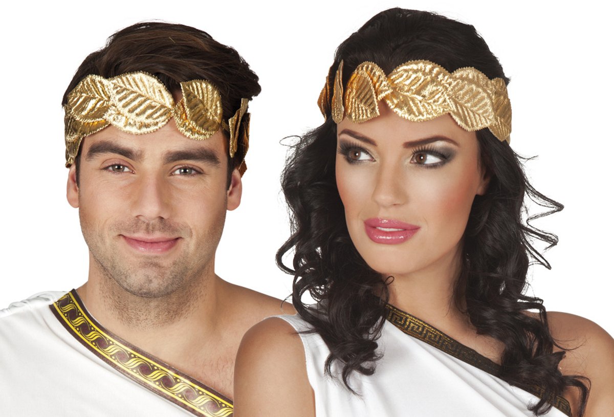 Handgemaakte sieraden bruid haaraccessoires laurier kroon hoofddeksel tiara meisjes vrouwen bruiloft hoofdband retro (goud