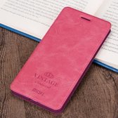 MOFI Crazy Horse Texture Horizontale Flip PU lederen tas voor Xiaomi Redmi 6A, met houder en kaartsleuf (roze)