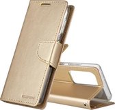 Voor Samsung Galaxy S21 Ultra 5G GOOSPERY Bravo Diary Crazy Horse Texture Horizontale Flip Leather Case Met Beugel & Card Slot & Portemonnee (Goud)