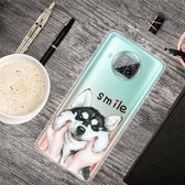 Voor Xiaomi Mi 10T Lite 5G Gekleurde tekening Clear TPU beschermhoesjes (Pinch Face Dog)