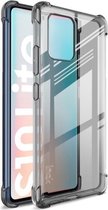 Voor Samsung Galaxy S10 Lite IMAK volledige dekking schokbestendige TPU beschermhoes (transparant zwart)