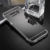 Voor Galaxy S8 Acryl TPU Spiegel Beschermende Cover Case (Zwart)