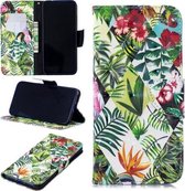 3D Gekleurde Tekening Patroon Horizontale Flip Leren Case voor Redmi Note7, met Houder & Kaartsleuven & Portemonnee (Bananenblad)