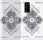 Voor Samsung Galaxy S20 FE 3D Geschilderd patroon Horizontaal Flip TPU + PU lederen tas met houder & kaartsleuven & portemonnee & lanyard (tol)