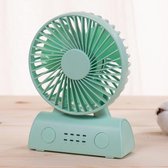 OCUBE D402 4W USB-oplaadbare draagbare mobiele ventilator, met 4 snelheidsregeling (groen)