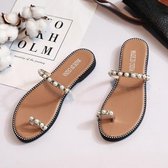 Stijlvolle en comfortabele open teen sandalen voor dames (kleur: goud, maat: 39)