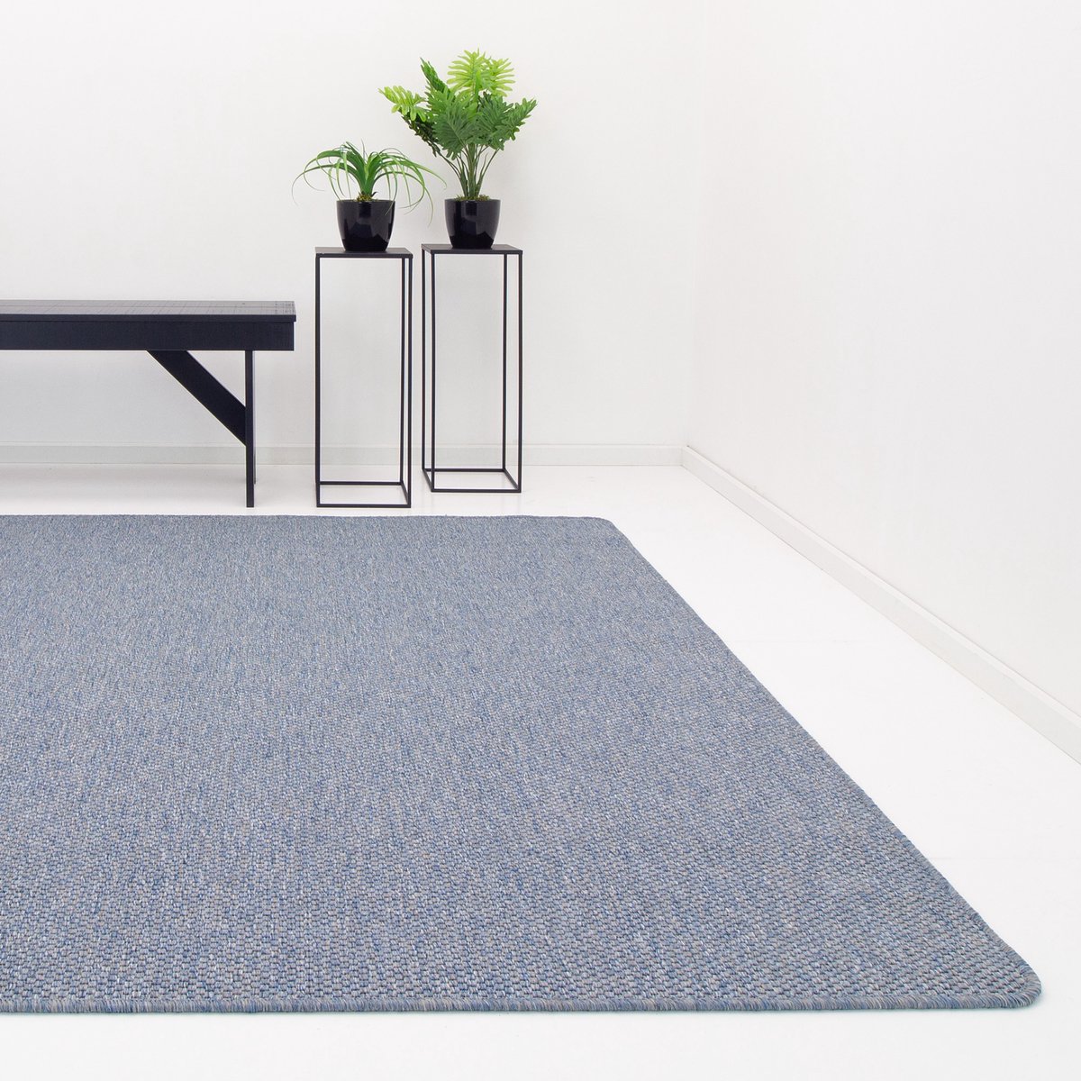 Vloerkleed Casablanca Natura Geweven Denim | 170 x 230 cm