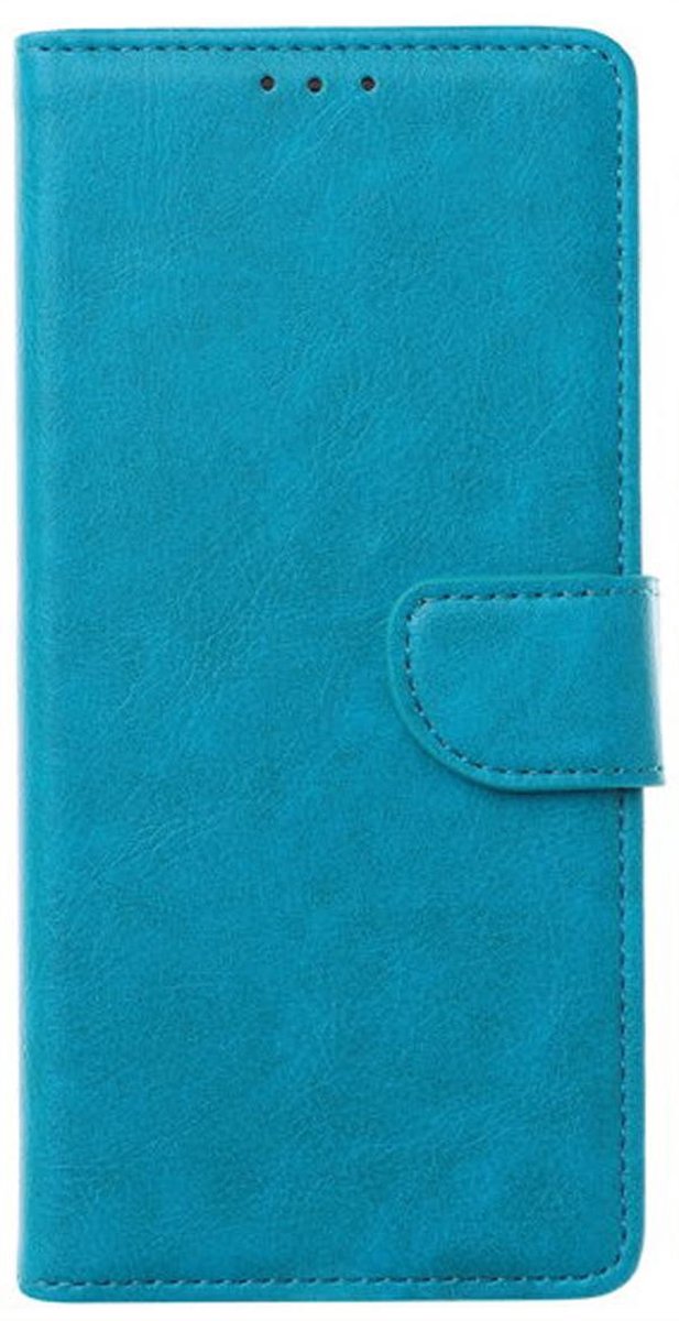 BixB Samsung A72 hoesje - Samsung Galaxy A72 hoesje - Book Case Wallet - Turquoise