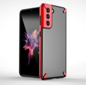 Voor Samsung Galaxy S21 + 5G GKK X-Four PC + TPU siliconen schokbestendige beschermhoes (rood)