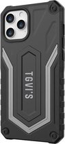 TGVlS Sharp-serie TPU + pc-beschermhoes voor iPhone 12 Pro (zwart)