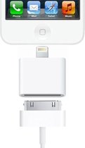 Adaptateur 8 broches à 30 broches, pour iPhone 6 et 6 Plus, iPhone 5 / 5S / 5C, iPad mini / mini 2 Retina, iPod touch 5, iPad 4, iPod Nano 7 (blanc)