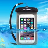 HAWEEL Transparent universeel Waterdicht Bag met Lanyard voor iPhone 6 & 6 Plus / 6S & 6S Plus, Samsung Galaxy S6 / S5 / Note 5(zwart)