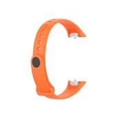 Voor Samsung Galaxy Fit SM-R370 siliconen glanzende spijkerknop vervangende riem horlogeband (oranje)