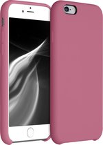 kwmobile telefoonhoesje voor Apple iPhone 6 / 6S - Hoesje met siliconen coating - Smartphone case in bubblegum roze