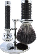 Scheerset Safety Razor - Fibre - black chrome