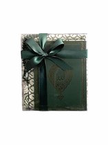 Geschenkset Groen met Gebedskleed, Tasbih en Mushaf / Dua boek