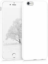 kwmobile telefoonhoesje geschikt voor Apple iPhone 6 / 6S - Hoesje voor smartphone - Back cover in mat wit
