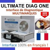 ULTIEME DIAG ONE automatische diagnosebehuizing - OBD diagnostische interface van meerdere merken en ZELFBARE DIAG-software verdeeld op CD-ROM