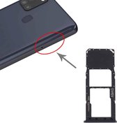 Simkaarthouder + Micro SD-kaarthouder voor Samsung Galaxy A21s (zwart)