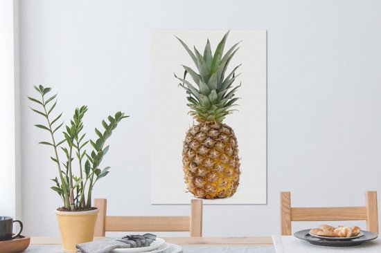 Toile ananas verticale 40x60 cm - Tirage photo sur toile (Décoration murale salon / chambre)
