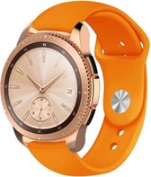 Samsung Galaxy Watch sport band 41mm / 42mm - oranje + glazen screen protector