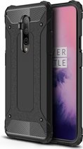 OnePlus 7T Pro Hoesje - Mobigear - Outdoor Serie - Hard Kunststof Backcover - Zwart - Hoesje Geschikt Voor OnePlus 7T Pro