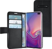 MH by Azuri walletcase - magnetic closure & cardslots - zwart - Samsung S10 Plus