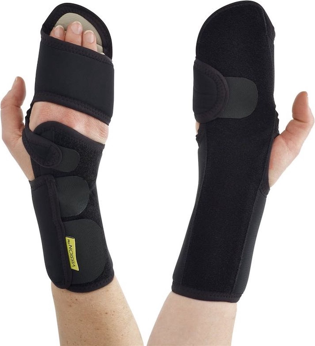 Goedkoopste Basko Vission Multi Finger Splint - S - Links - Zwart