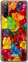6F hoesje - geschikt voor Sony Xperia 10 III -  Transparant TPU Case - Gummy Bears #ffffff
