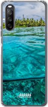 6F hoesje - geschikt voor Sony Xperia 10 III -  Transparant TPU Case - Beautiful Maldives #ffffff