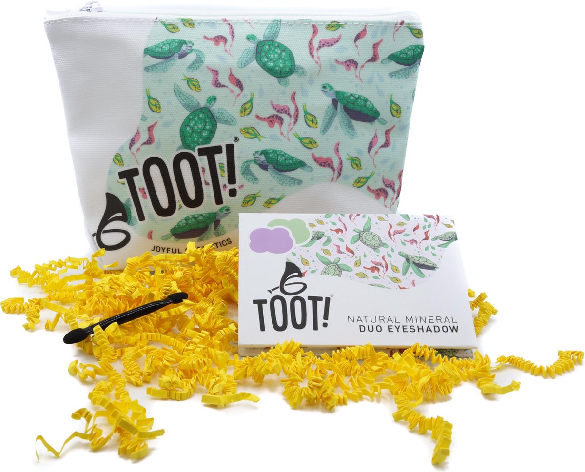 Goedkoopste TOOT! Natuurlijke Kinder Make-up Set - Schildpad - Duo Oogschaduw & Tasje