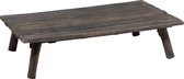 J-Line Salontafel Rechthoekig Eik Hout Naturel - 120.5 x 65.5 x 32 cm
