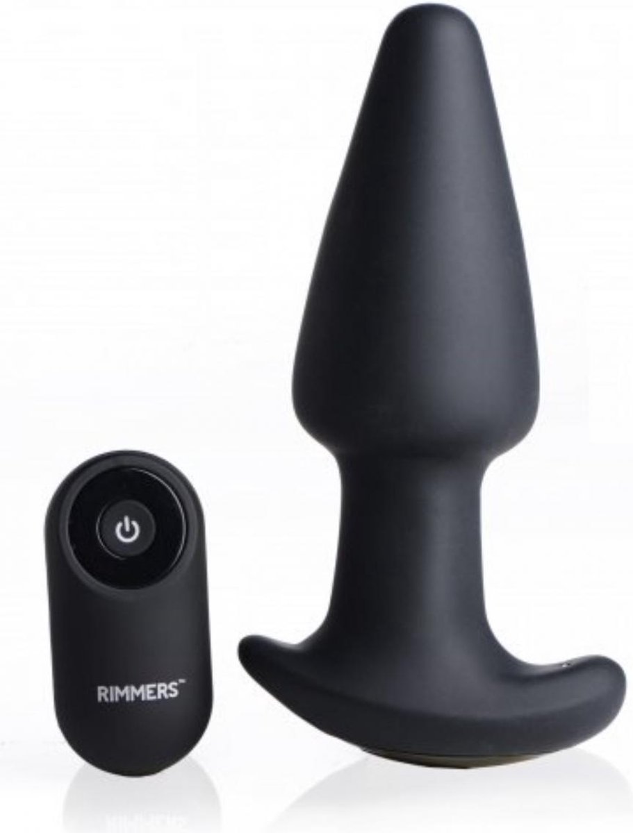 Rimmers - Gyro-R Vibrerende Rimming Plug Met Afstandsbediening - Dildo - Vibrator - Penis - Penispomp - Extender - Buttplug - Sexy - Tril ei - Erotische - Man - Vrouw - Penis - Heren - Dames