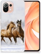 Smartphone hoesje Xiaomi 11 Lite NE 5G | Xiaomi Mi 11 Lite TPU Case Paarden